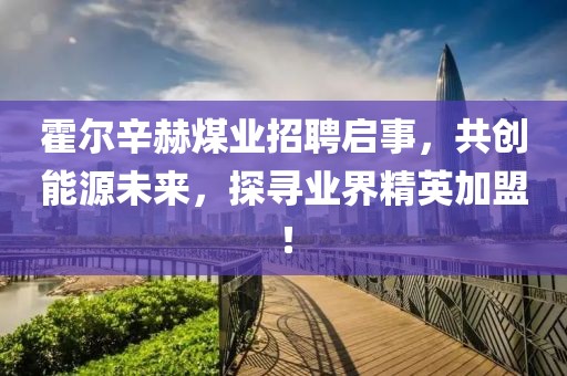 霍爾辛赫煤業(yè)招聘啟事，共創(chuàng)能源未來，探尋業(yè)界精英加盟！