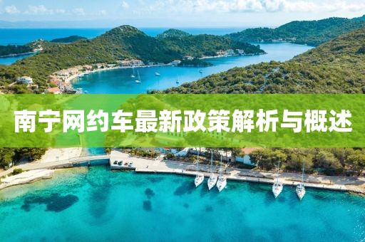南寧網(wǎng)約車最新政策解析與概述