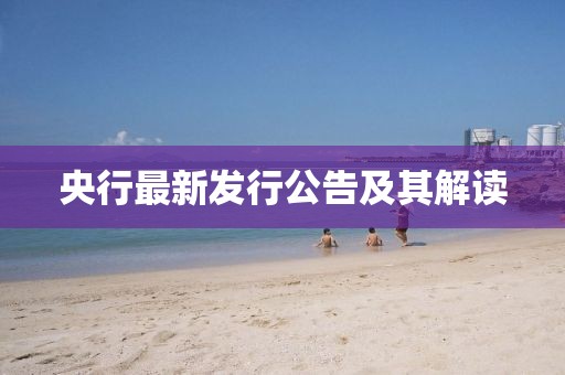 央行最新發(fā)行公告及其解讀