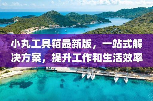 小丸工具箱最新版，一站式解決方案，提升工作和生活效率