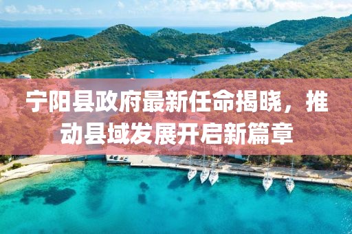 寧陽(yáng)縣政府最新任命揭曉，推動(dòng)縣域發(fā)展開(kāi)啟新篇章