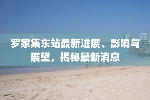 羅家集東站最新進展、影響與展望，揭秘最新消息