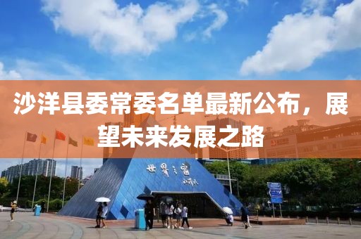沙洋縣委常委名單最新公布，展望未來發(fā)展之路