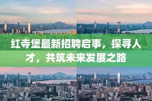 紅寺堡最新招聘啟事，探尋人才，共筑未來發(fā)展之路
