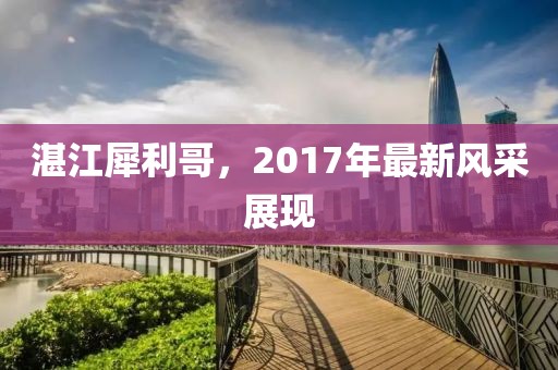 湛江犀利哥，2017年最新風(fēng)采展現(xiàn)
