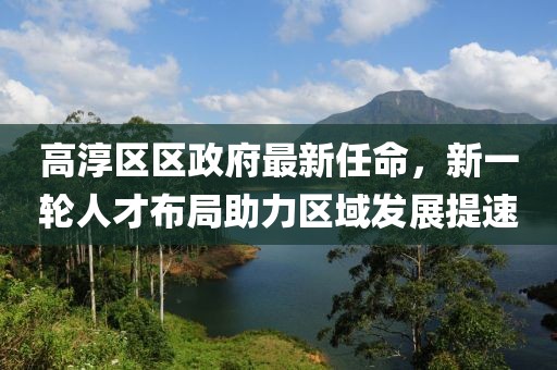 高淳區(qū)區(qū)政府最新任命，新一輪人才布局助力區(qū)域發(fā)展提速