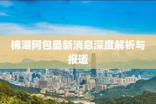 棉湖阿包最新消息深度解析與報道