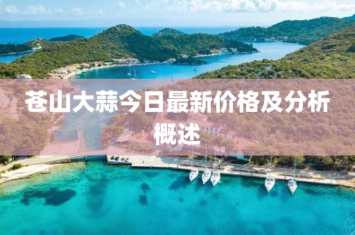 蒼山大蒜今日最新價(jià)格及分析概述