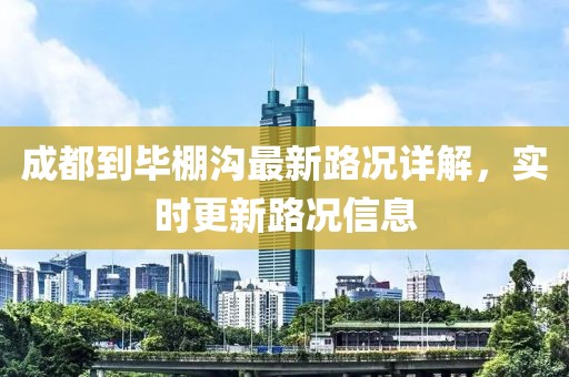 成都到畢棚溝最新路況詳解，實(shí)時(shí)更新路況信息