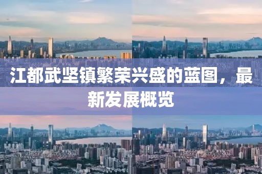 江都武堅鎮(zhèn)繁榮興盛的藍圖，最新發(fā)展概覽