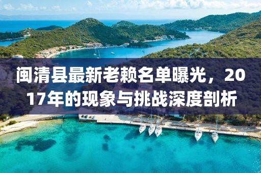 閩清縣最新老賴名單曝光，2017年的現(xiàn)象與挑戰(zhàn)深度剖析