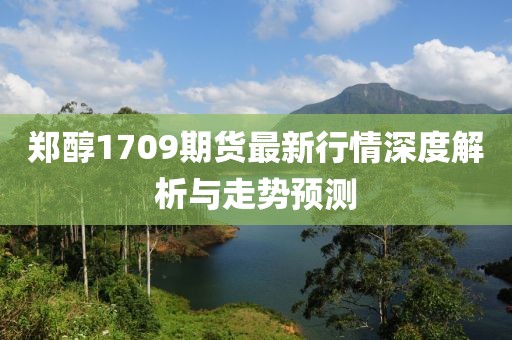 鄭醇1709期貨最新行情深度解析與走勢預測