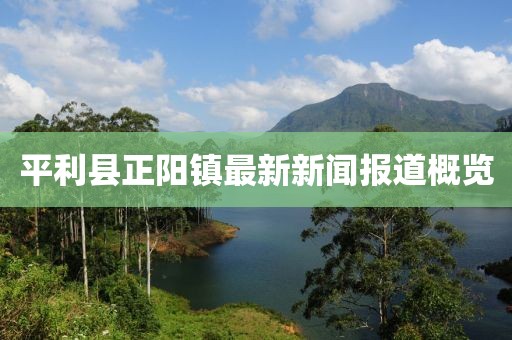 平利縣正陽(yáng)鎮(zhèn)最新新聞報(bào)道概覽