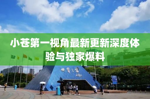 小蒼第一視角最新更新深度體驗與獨家爆料