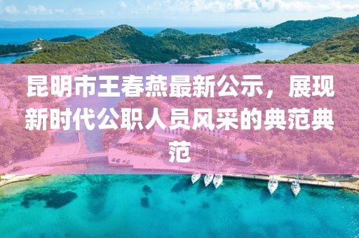 昆明市王春燕最新公示，展現(xiàn)新時代公職人員風采的典范典范