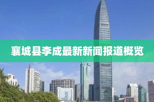 襄城縣李成最新新聞報道概覽