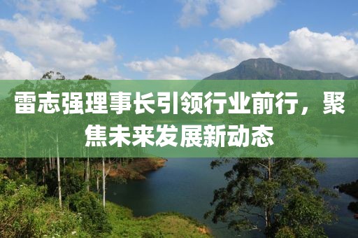 雷志強(qiáng)理事長(zhǎng)引領(lǐng)行業(yè)前行，聚焦未來(lái)發(fā)展新動(dòng)態(tài)