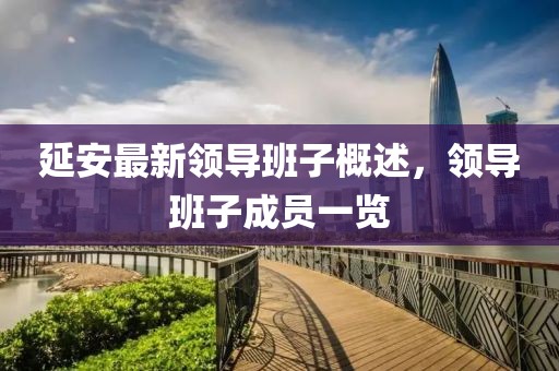 延安最新領導班子概述，領導班子成員一覽