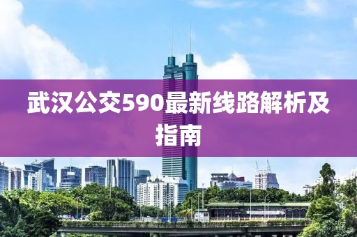 武漢公交590最新線路解析及指南