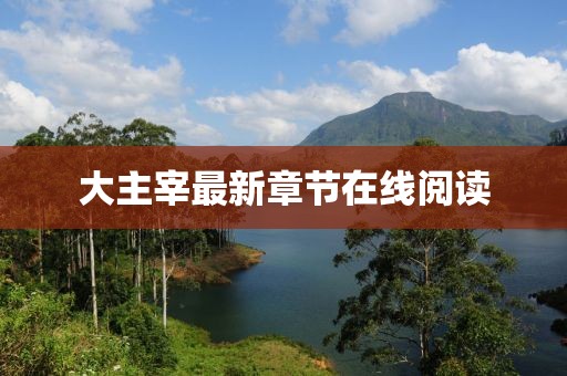 大主宰最新章節(jié)在線閱讀