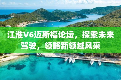 江淮V6邁斯福論壇，探索未來駕駛，領(lǐng)略新領(lǐng)域風(fēng)采