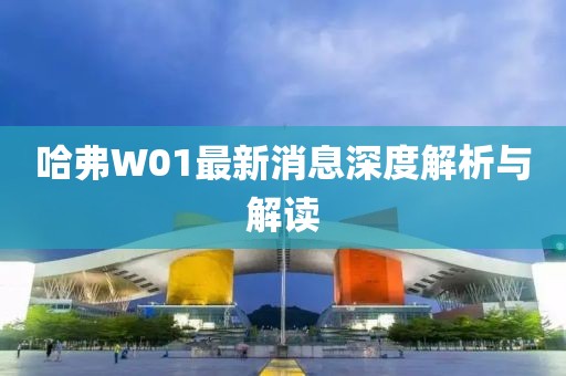 哈弗W01最新消息深度解析與解讀