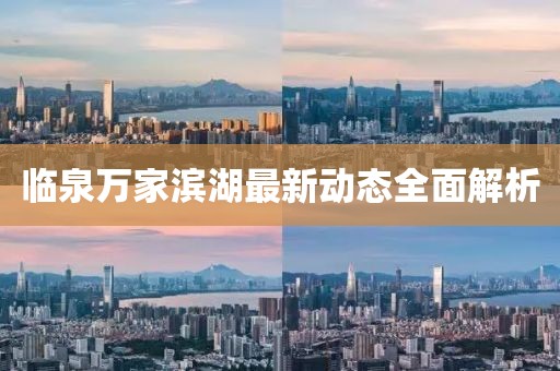 臨泉萬家濱湖最新動態(tài)全面解析