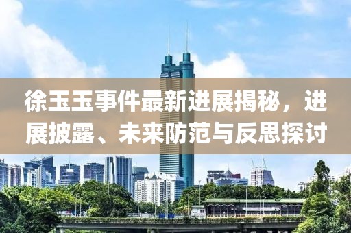 徐玉玉事件最新進展揭秘，進展披露、未來防范與反思探討