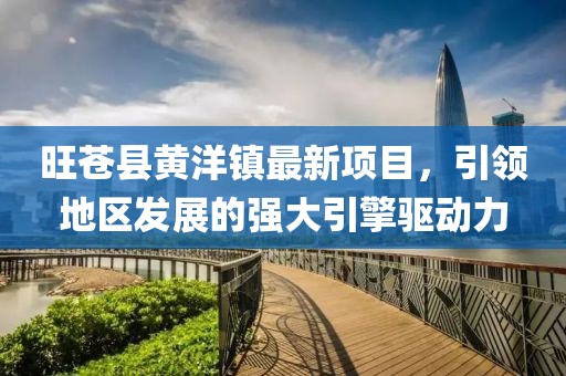 旺蒼縣黃洋鎮(zhèn)最新項(xiàng)目，引領(lǐng)地區(qū)發(fā)展的強(qiáng)大引擎驅(qū)動(dòng)力