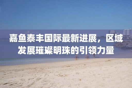 嘉魚(yú)泰豐國(guó)際最新進(jìn)展，區(qū)域發(fā)展璀璨明珠的引領(lǐng)力量