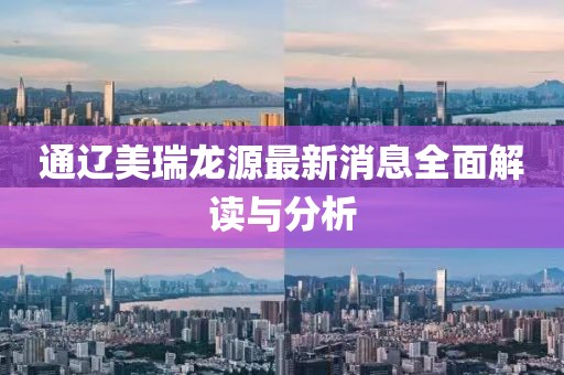 通遼美瑞龍源最新消息全面解讀與分析