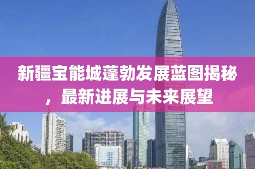 新疆寶能城蓬勃發(fā)展藍(lán)圖揭秘，最新進(jìn)展與未來(lái)展望
