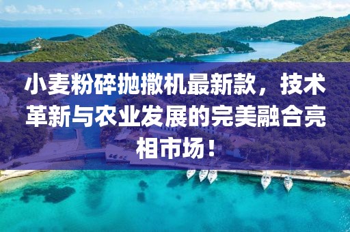 小麥粉碎拋撒機(jī)最新款，技術(shù)革新與農(nóng)業(yè)發(fā)展的完美融合亮相市場(chǎng)！