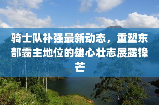 騎士隊補強最新動態(tài)，重塑東部霸主地位的雄心壯志展露鋒芒