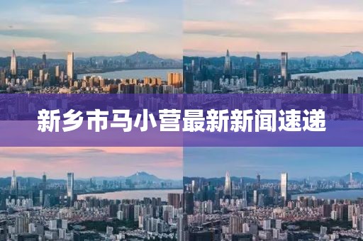 新鄉(xiāng)市馬小營最新新聞速遞