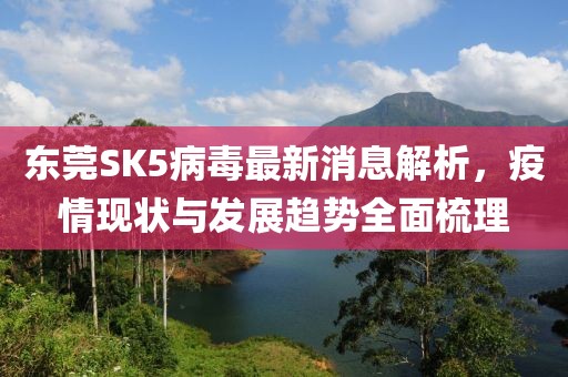 東莞SK5病毒最新消息解析，疫情現(xiàn)狀與發(fā)展趨勢(shì)全面梳理