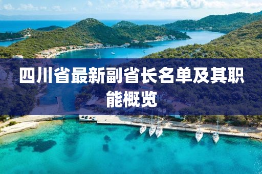 四川省最新副省長名單及其職能概覽