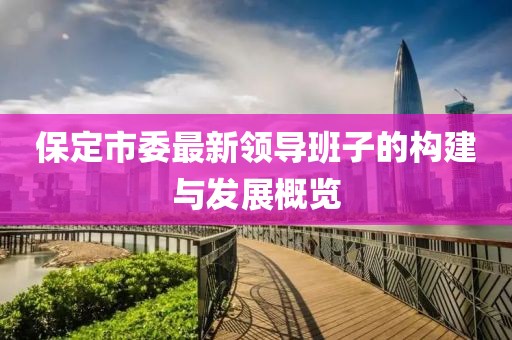保定市委最新領(lǐng)導(dǎo)班子的構(gòu)建與發(fā)展概覽