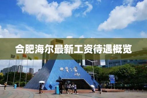 合肥海爾最新工資待遇概覽