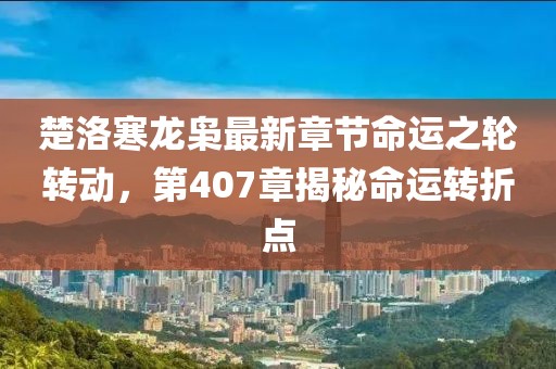 楚洛寒龍梟最新章節(jié)命運之輪轉(zhuǎn)動，第407章揭秘命運轉(zhuǎn)折點
