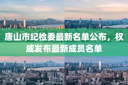 唐山市紀檢委最新名單公布，權威發(fā)布最新成員名單