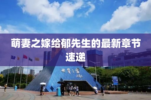 萌妻之嫁給郁先生的最新章節(jié)速遞