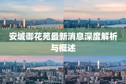 安城御花苑最新消息深度解析與概述
