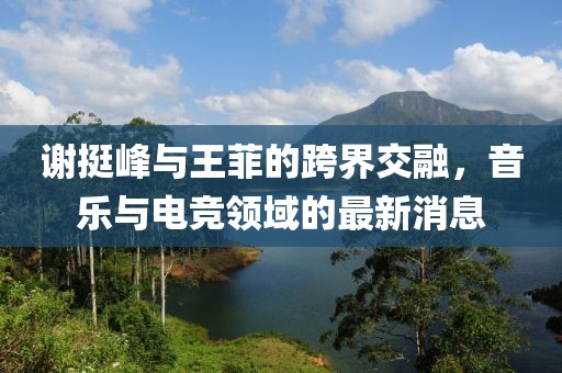 謝挺峰與王菲的跨界交融，音樂與電競(jìng)領(lǐng)域的最新消息