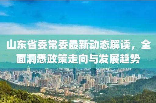 山東省委常委最新動態(tài)解讀，全面洞悉政策走向與發(fā)展趨勢