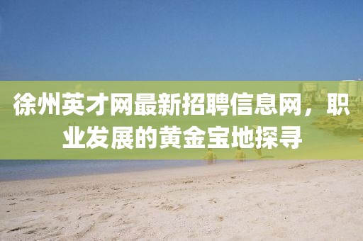 徐州英才網(wǎng)最新招聘信息網(wǎng)，職業(yè)發(fā)展的黃金寶地探尋