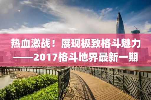 熱血激戰(zhàn)！展現(xiàn)極致格斗魅力——2017格斗地界最新一期