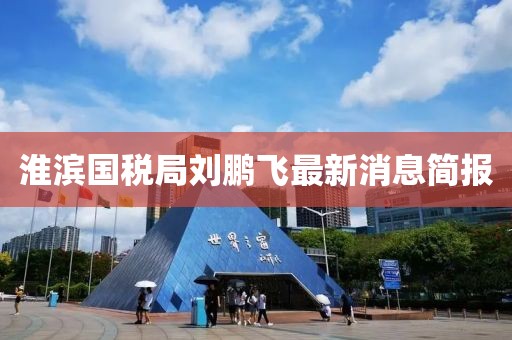 淮濱國稅局劉鵬飛最新消息簡報