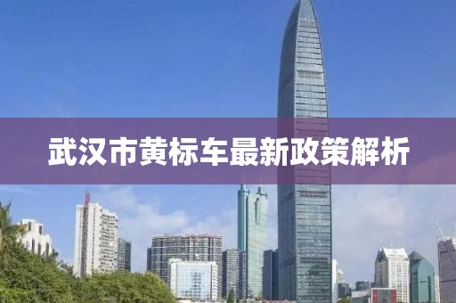 武漢市黃標(biāo)車最新政策解析