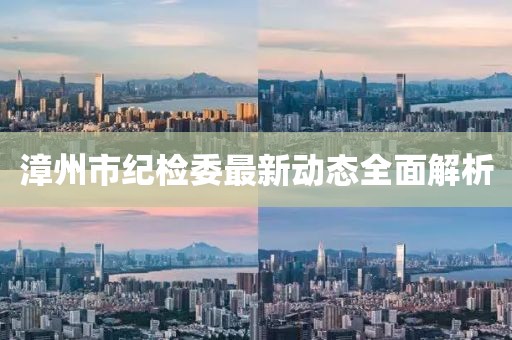 漳州市紀(jì)檢委最新動(dòng)態(tài)全面解析
